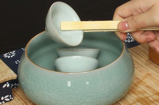 茶洗與茶盂區(qū)別圖片，怎樣使用茶盂和茶洗