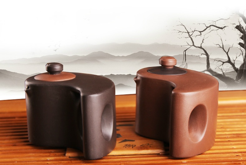 太極陰陽(yáng)紫砂壺，創(chuàng)意格紫砂壺